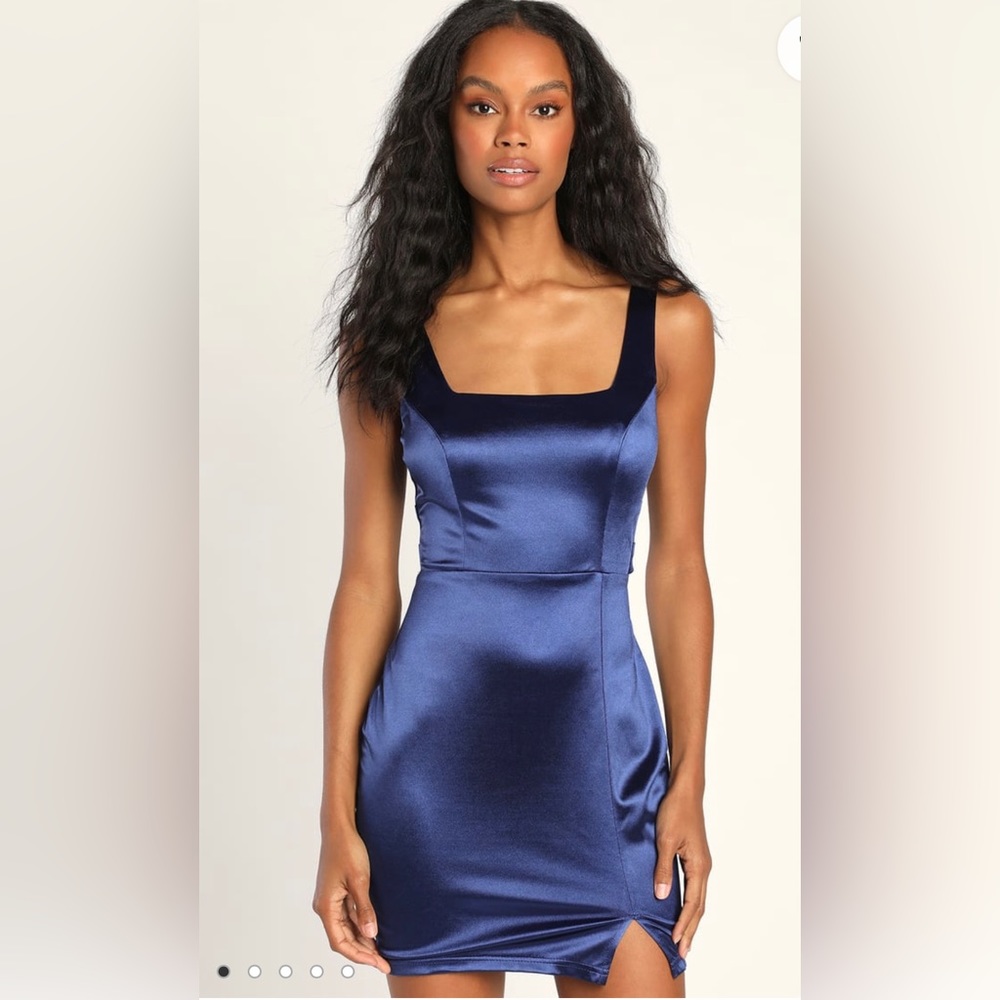 LULUS NAVY DRESS NEVER BEEN WORN NEW WITH TAGS